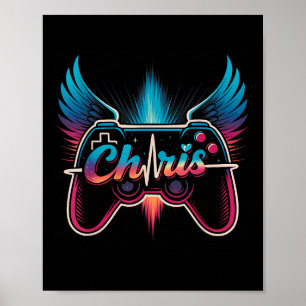 Groovy Chris First Name D Chris Control Game Meme  Poster