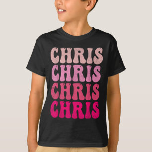 Groovy Chris First Name D I Love Chris Tees Meme 