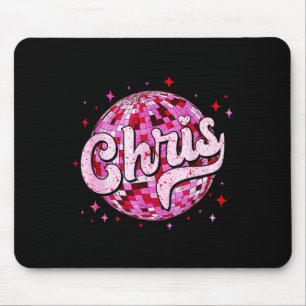 Groovy Chris First Name D I Love Chris Tees Meme  Mouse Mat