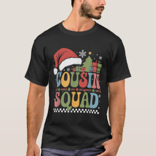 Groovy Christmas Cousin Squad Xmas Matching Boys G T-Shirt