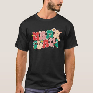 Groovy Christmas Mama Claus Team Santa Elf Matchin T-Shirt