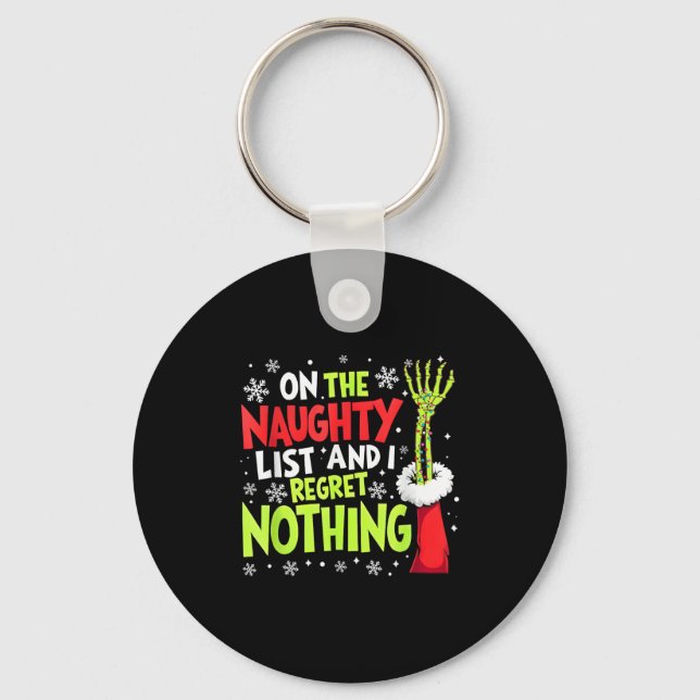 Groovy Christmas Shirts Pyjamas Pjs Funny On The L Key Ring (Front)