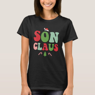Groovy Christmas Son Claus Team Santa Elf Matching T-Shirt