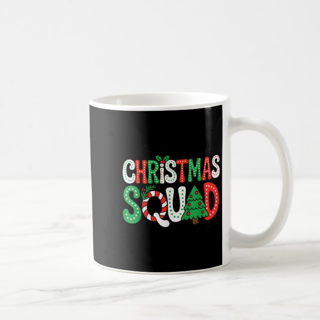 Groovy Christmas Squad Xmas Tree Family Matching P Coffee Mug (Right)