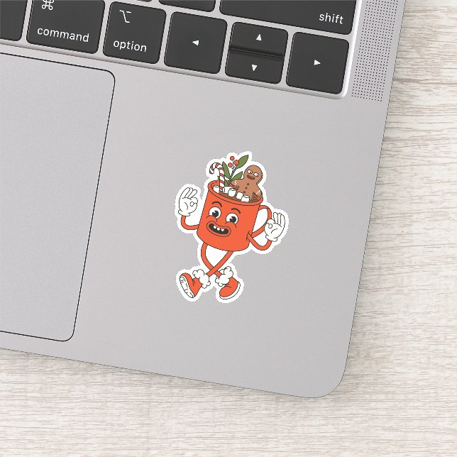 Groovy Christmas Sticker  (Detail)