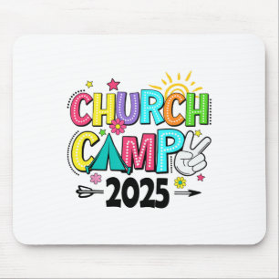 Groovy Church Camp 2025 Matching Christian Camp Fa Mouse Mat