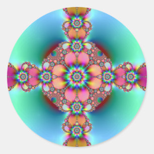 Groovy Classic Round Sticker