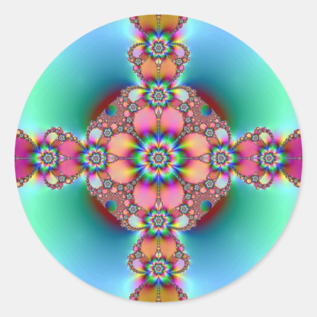 Groovy Classic Round Sticker (Front)