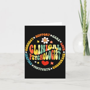 Groovy Clinical Psychologist Graduation Health Card