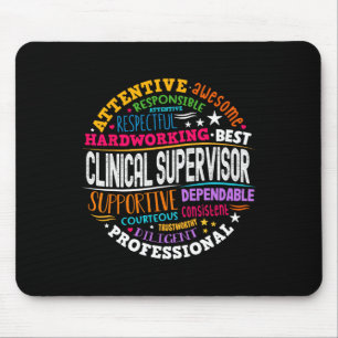 Groovy Clinical Supervisor Appreciation Health Wor Mouse Mat