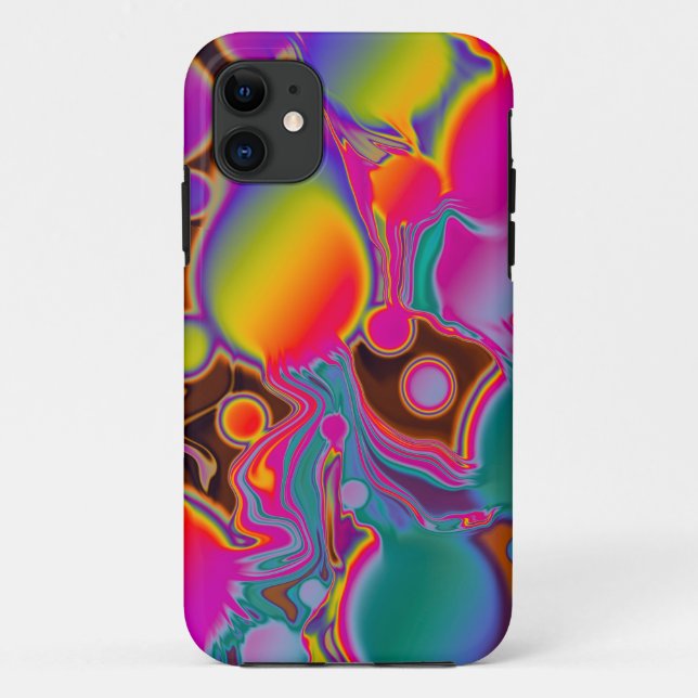 Groovy Colour Burst Case-Mate iPhone Case (Back)