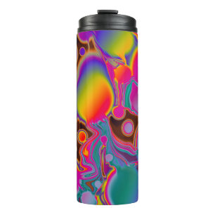 Groovy Colour Burst Thermal Tumbler