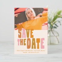 Groovy Colourful Unique Retro Bat Mitzvah Photo