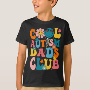 Groovy Cool Autism Dads Club Autism Awareness Son T-Shirt