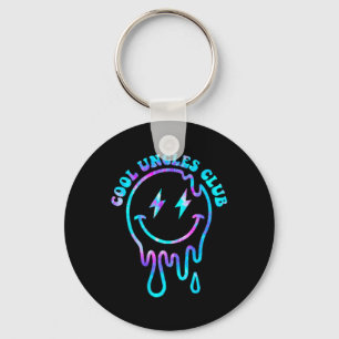 Groovy Cool Uncles Club 2 Sided Mens Uncle Shirt F Key Ring