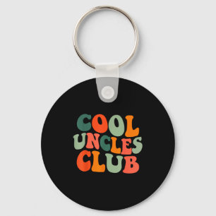 Groovy Cool Uncles Club Funny New Uncle Men  Key Ring