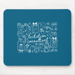 Groovy Coquette Lactation Consultant Breastfeeding Mouse Mat
