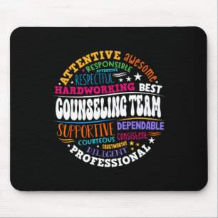 Groovy Counseling Team Appreciation Ck To School Mouse Mat