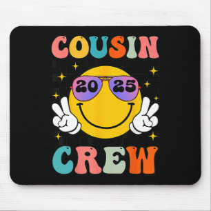 Groovy Cousin Crew 2025 Summer Vacation Beach Fami Mouse Mat