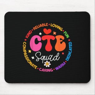 Groovy Cte Squad Teacher Back To School Teachers S Mouse Mat