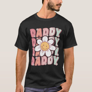 Groovy Daddy Matching Family Birthday Party Daisy T-Shirt