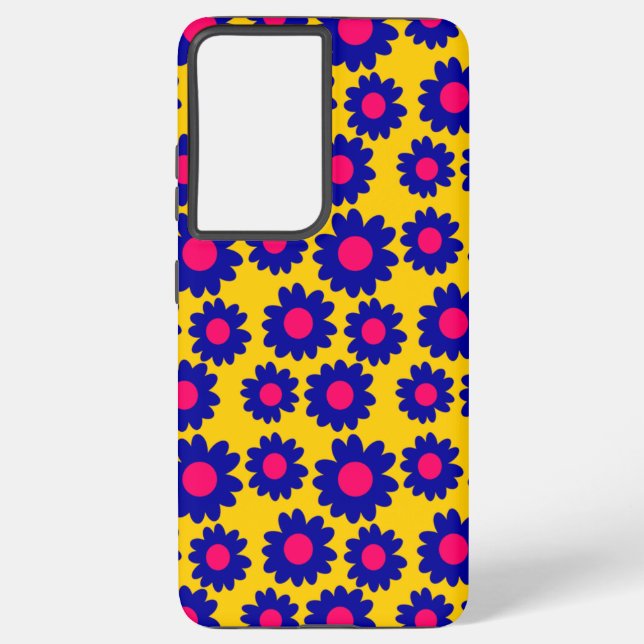 Groovy Daisies Samsung Galaxy S21 Ultra Case (Back)