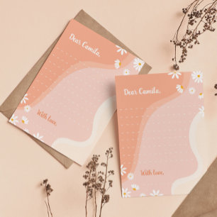 Groovy Daisy Time Capsule Note Message Card