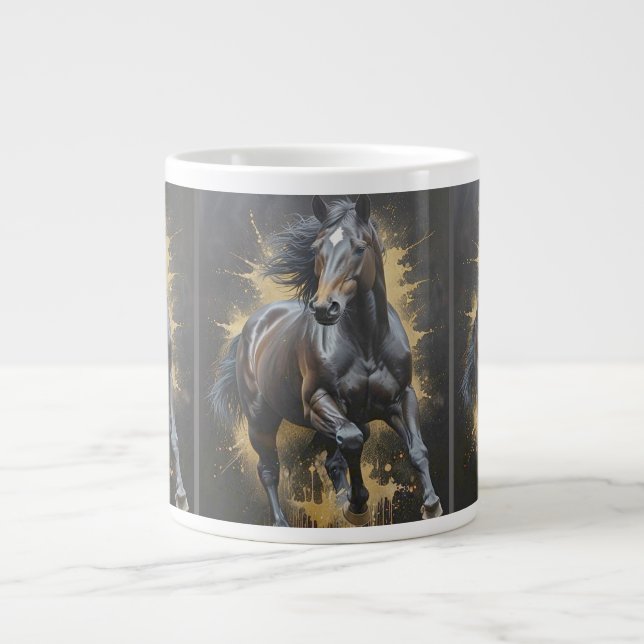 groovy dark horse large coffee mug (Front)