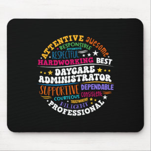 Groovy Daycare Administrator Childcare Provider Af Mouse Mat