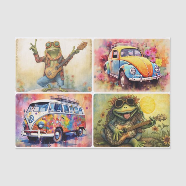 Groovy Days Tissue Paper (Front)