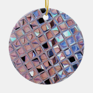 Groovy Disco Ball Mirror Ball Disco Globe Ceramic Tree Decoration