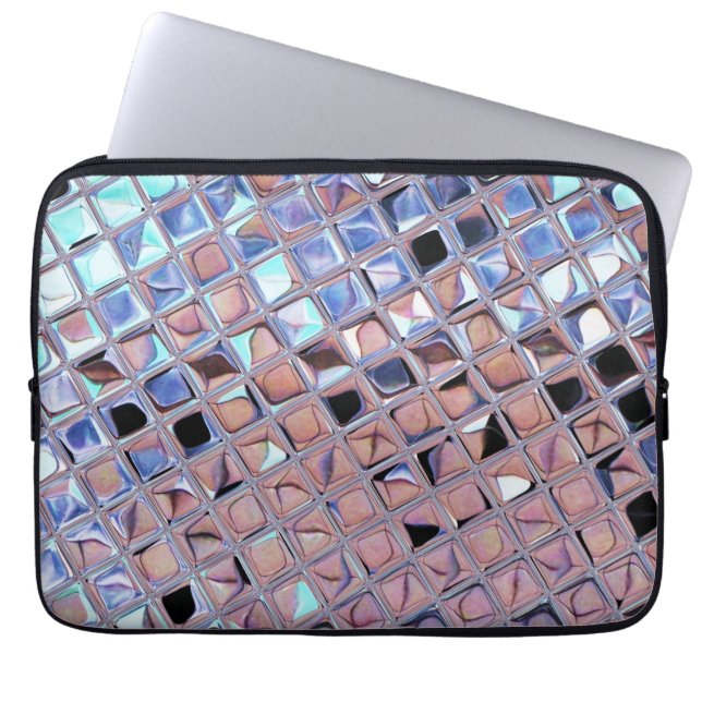 Groovy Disco Ball Mirror Ball Disco Globe Laptop Sleeve (Front)