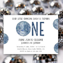 Groovy Disco Dancing Baby First Birthday