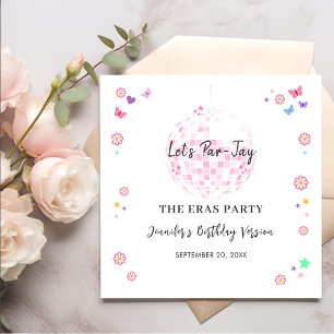 Groovy Disco Era Birthday Party Napkin