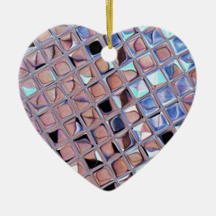 Groovy Disco Mirror Ball for Dance Party Ceramic Tree Decoration