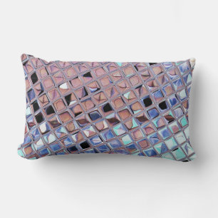 Groovy Disco Mirror Ball for Dance Party Lumbar Cushion