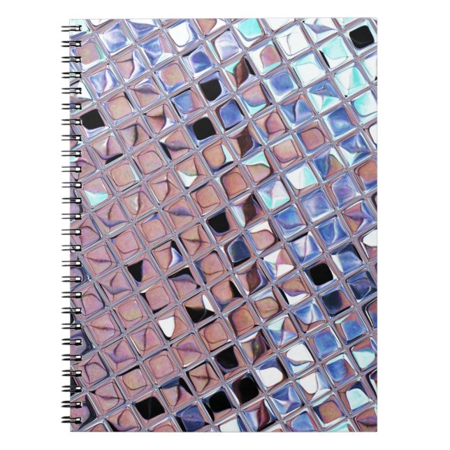 Groovy Disco Mirror Ball for Dance Party Notebook (Front)