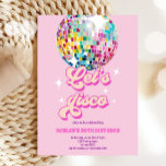 Groovy Disco Party Retro 70s Let's Disco Birthday  Invitation<br><div class="desc">Disco themed invitation for your perfect celebration.</div>