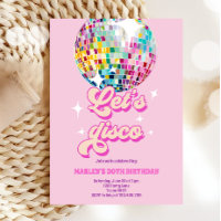 Groovy Disco Party Retro 70s Let's Disco Birthday