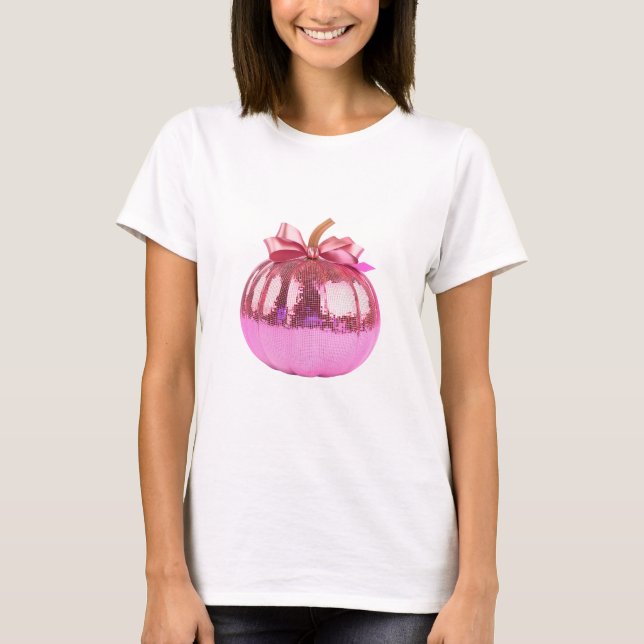 Groovy Disco Pumpkin Halloween T-Shirt (Front)