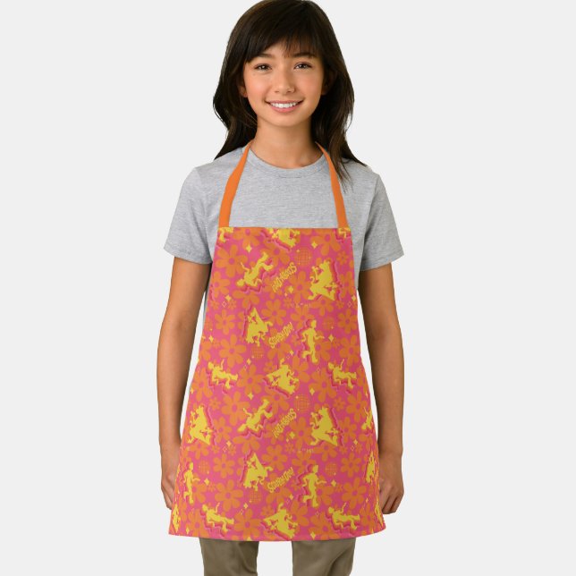 Groovy Disco Scooby-Doo Pattern Apron (Insitu)