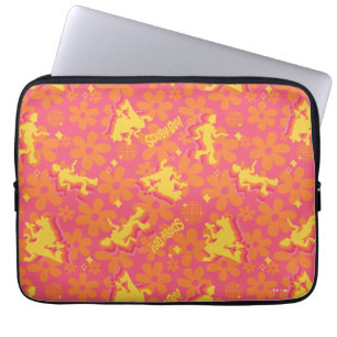 Groovy Disco Scooby-Doo Pattern Laptop Sleeve