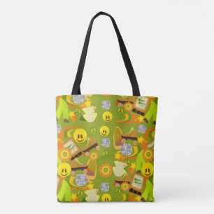 Groovy Disco Seventies Tote Bag