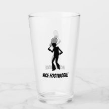 Groovy Disco Tennis Glass Tumbler