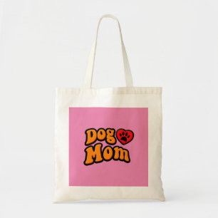 Groovy Dog Mum Drawing Tote Bag