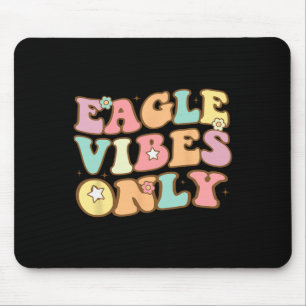 Groovy Eagle School Sports Fan Team Spirit Footbal Mouse Mat