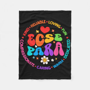 Groovy Early Childhood Special Education Sped Ecse Fleece Blanket