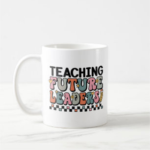 Groovy Earth Tones Teacher Quote Art Coffee Mug