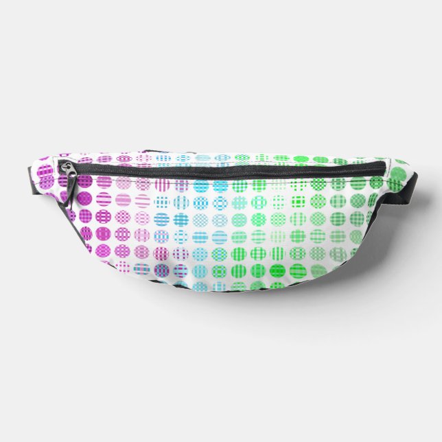 Groovy Eclectic Boho Abstract Toric Pride Flag Bum Bags (Lay Down)