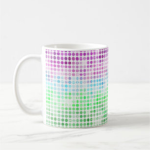 Groovy Eclectic Boho Abstract Toric Pride Flag Coffee Mug